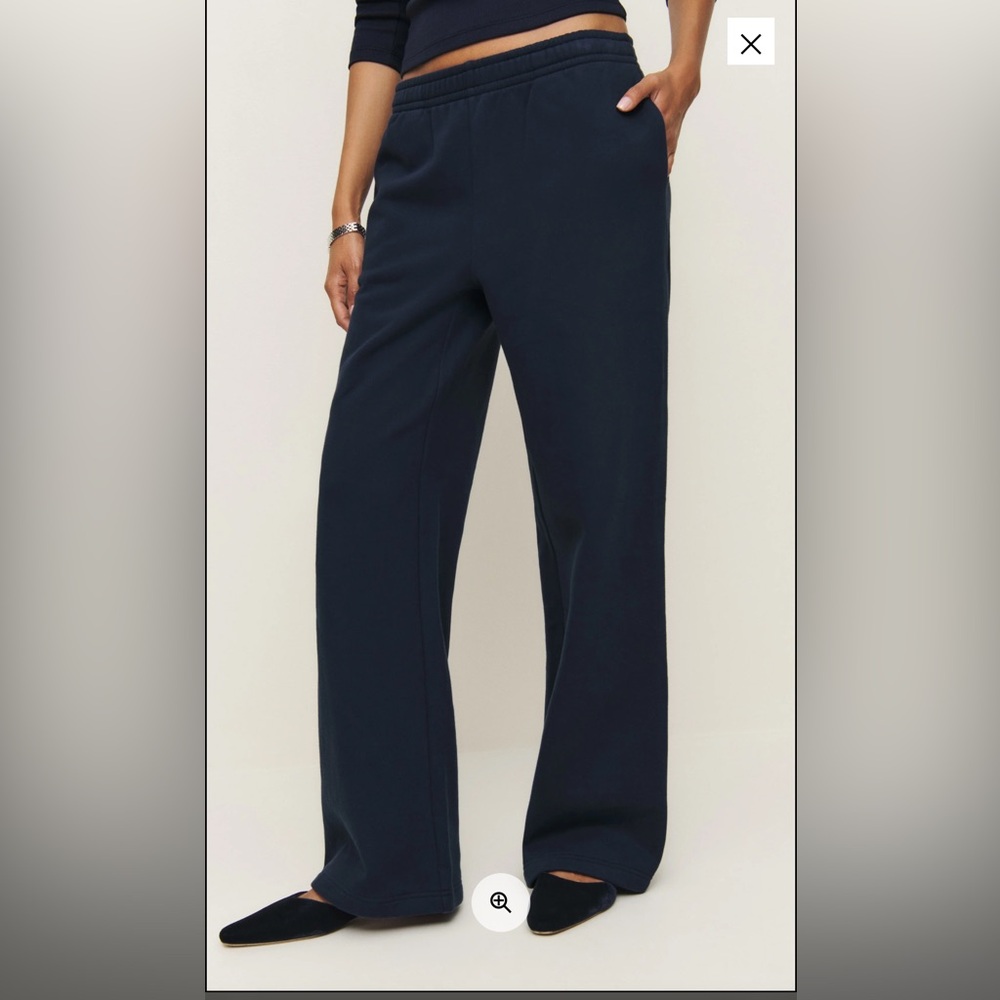 Reformation Kira wide leg and Austin zip up sweat set - Picture 3 of 6